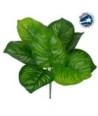 GloboStar® CANNA 78262 Τεχνητό Φυτό Κάννα - Μπουκέτο Διακοσμητικών Φυτών - Κλαδιών με Φύλλωμα Πράσινο Υ30cm